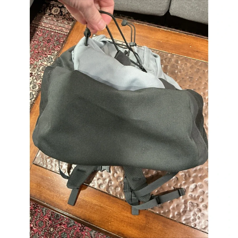 The North Face Groundwork Backpack, Gray, ADP Logo, Travel, School, Hike